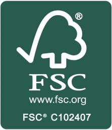 FSC certification mark with license code C102407.